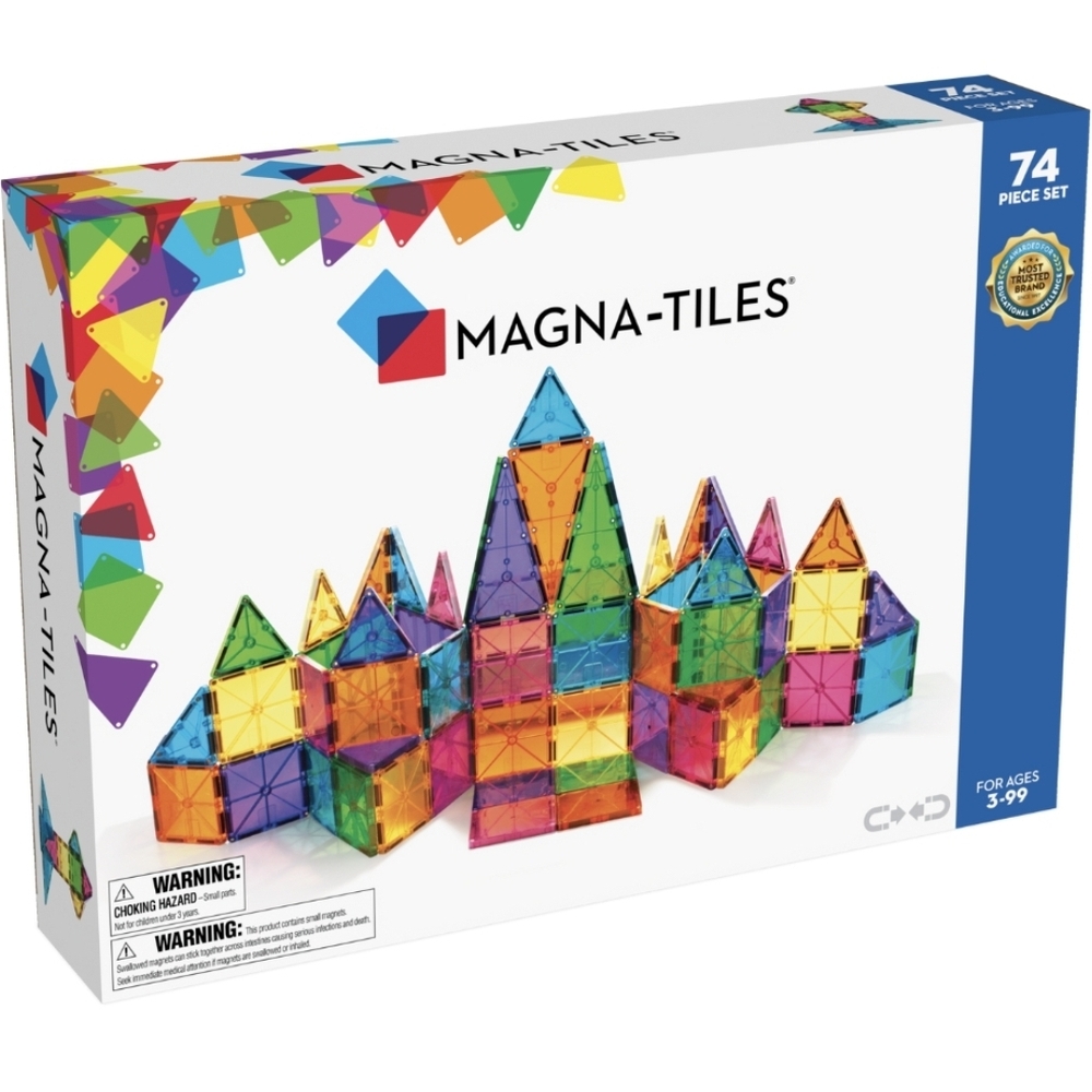 Magna Tiles 74-Piece Set - Multicolor